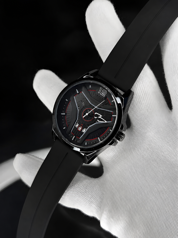 ⌚ 𝐏𝐫𝐞𝐦𝐢𝐮𝐦 𝐃𝐚𝐭𝐞 𝐃𝐢𝐬𝐩𝐥𝐚𝐲 𝐖𝐚𝐭𝐜𝐡 – 𝐌𝐚𝐠𝐧𝐞𝐭𝐢𝐜 𝐒𝐭𝐫𝐚𝐩 ✨