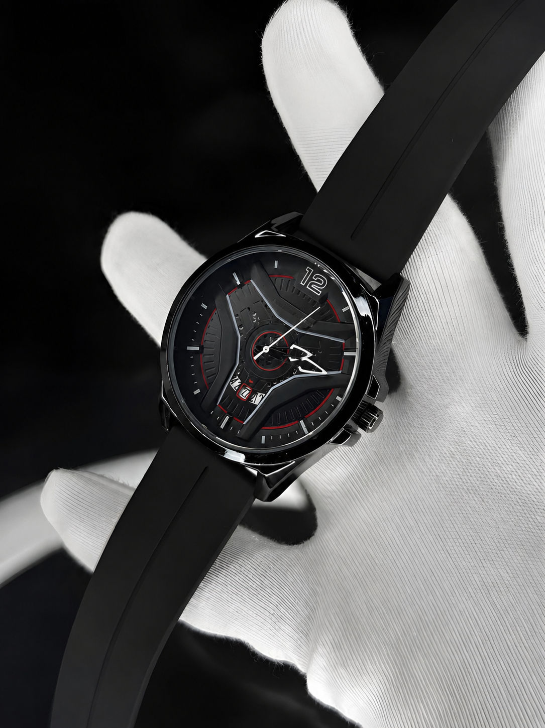 ⌚ 𝐏𝐫𝐞𝐦𝐢𝐮𝐦 𝐃𝐚𝐭𝐞 𝐃𝐢𝐬𝐩𝐥𝐚𝐲 𝐖𝐚𝐭𝐜𝐡 – 𝐌𝐚𝐠𝐧𝐞𝐭𝐢𝐜 𝐒𝐭𝐫𝐚𝐩 ✨