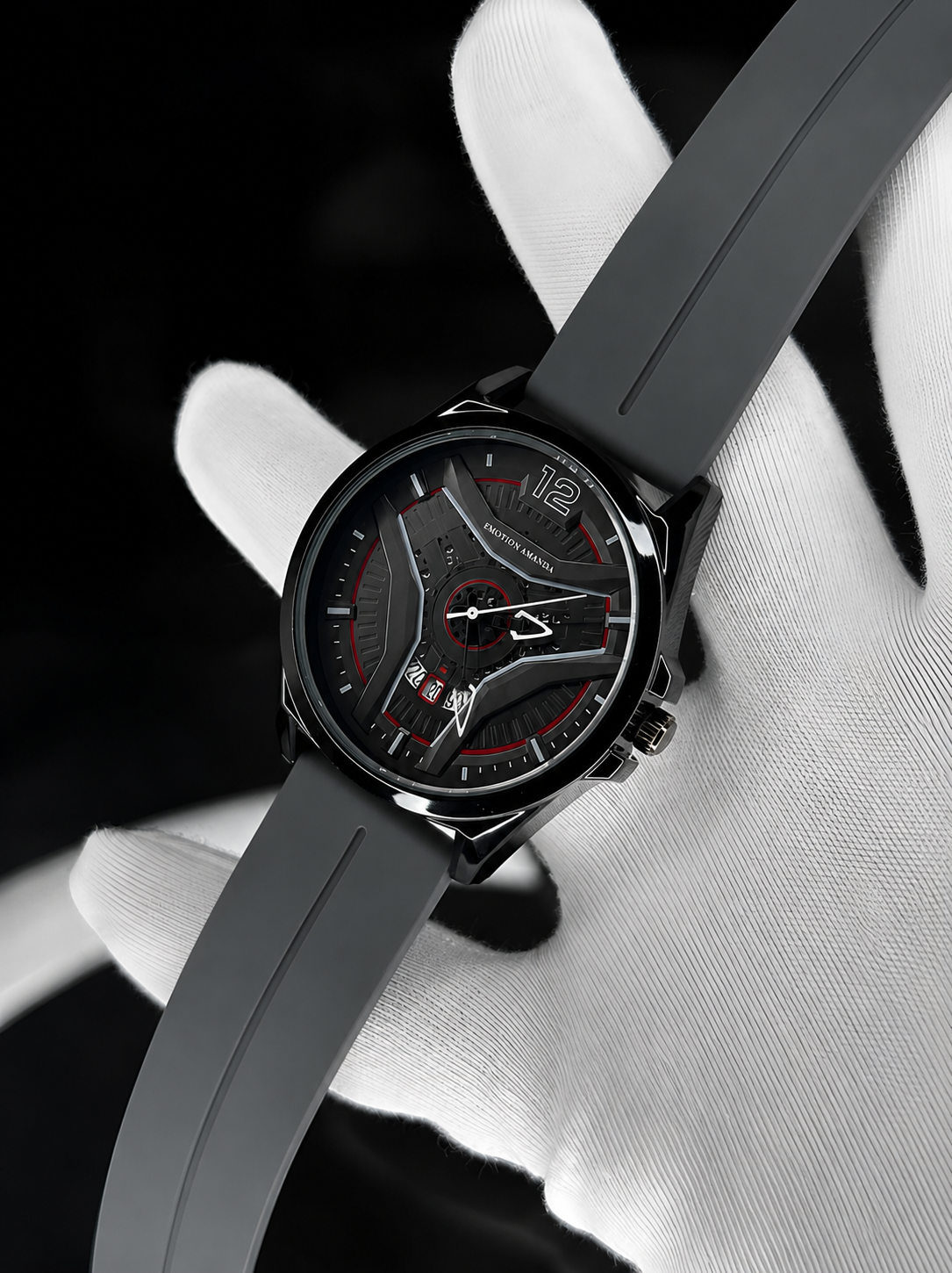 ⌚ 𝐏𝐫𝐞𝐦𝐢𝐮𝐦 𝐃𝐚𝐭𝐞 𝐃𝐢𝐬𝐩𝐥𝐚𝐲 𝐖𝐚𝐭𝐜𝐡 – 𝐌𝐚𝐠𝐧𝐞𝐭𝐢𝐜 𝐒𝐭𝐫𝐚𝐩 ✨