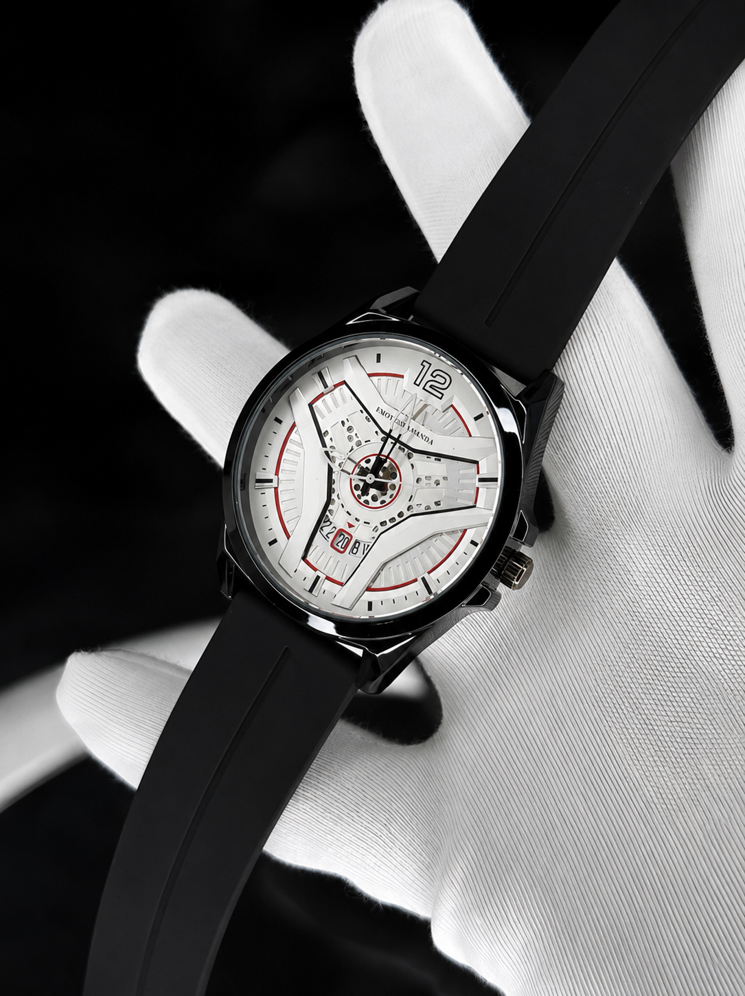 ⌚ 𝐏𝐫𝐞𝐦𝐢𝐮𝐦 𝐃𝐚𝐭𝐞 𝐃𝐢𝐬𝐩𝐥𝐚𝐲 𝐖𝐚𝐭𝐜𝐡 – 𝐌𝐚𝐠𝐧𝐞𝐭𝐢𝐜 𝐒𝐭𝐫𝐚𝐩 ✨